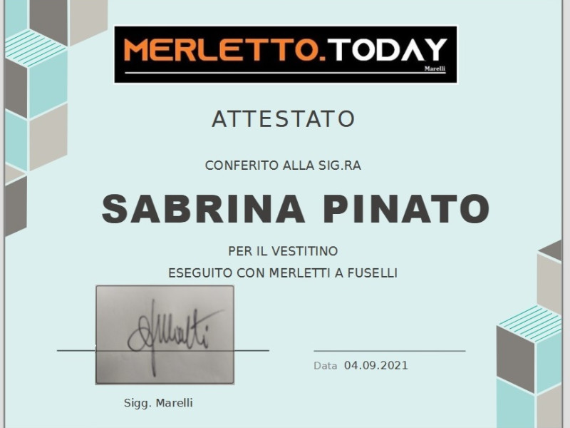 attestato barbie attestato barbie